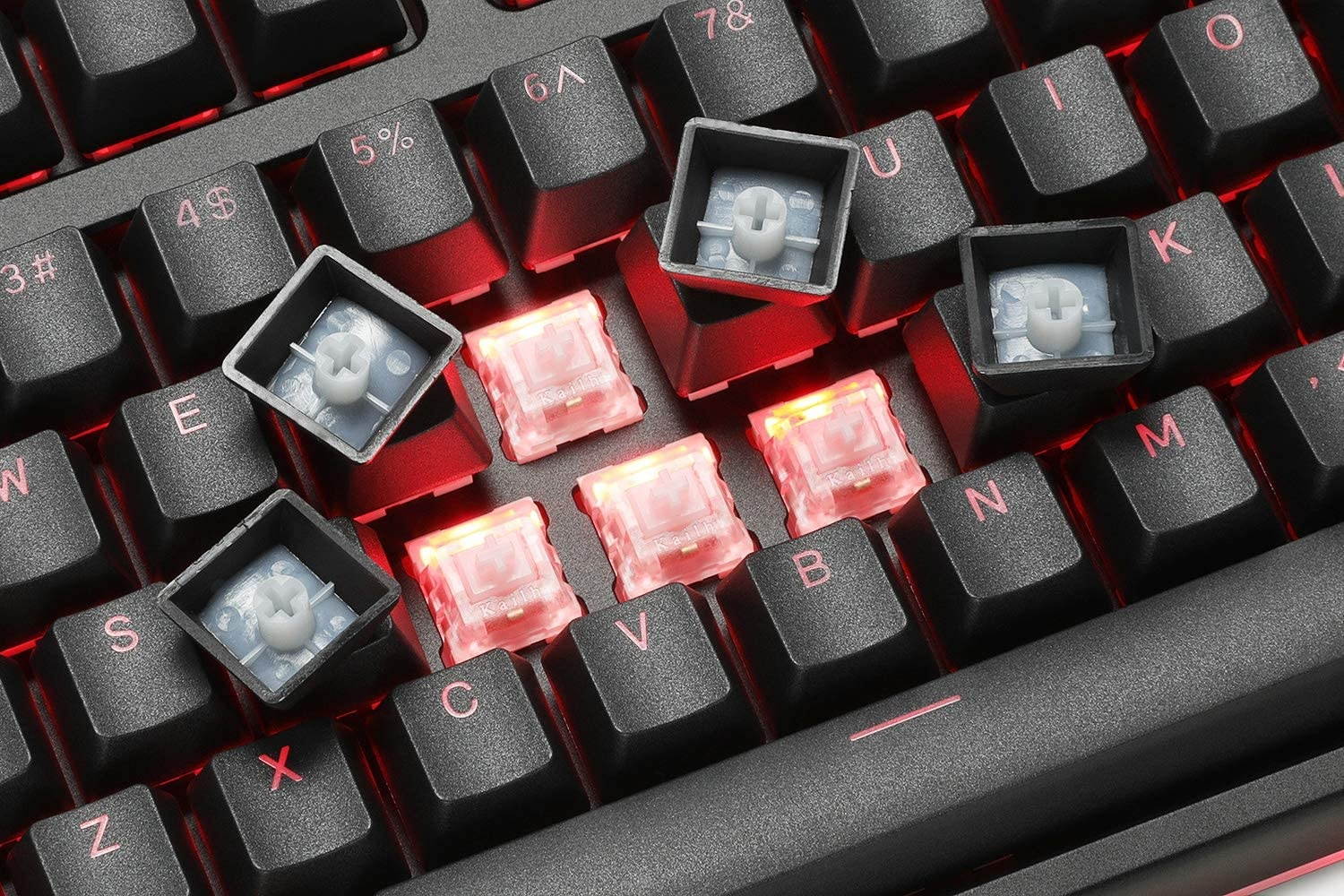 Drop Skylight Series Keycap Set &mdash; Doubleshot PBT, OEM Profile, Shine-Through, Backlit, for Cherry MX Switches & Clones, and CTRL, ALT, ENTR, TKL, and 61, 87, 104, and 108-key layouts (Black)