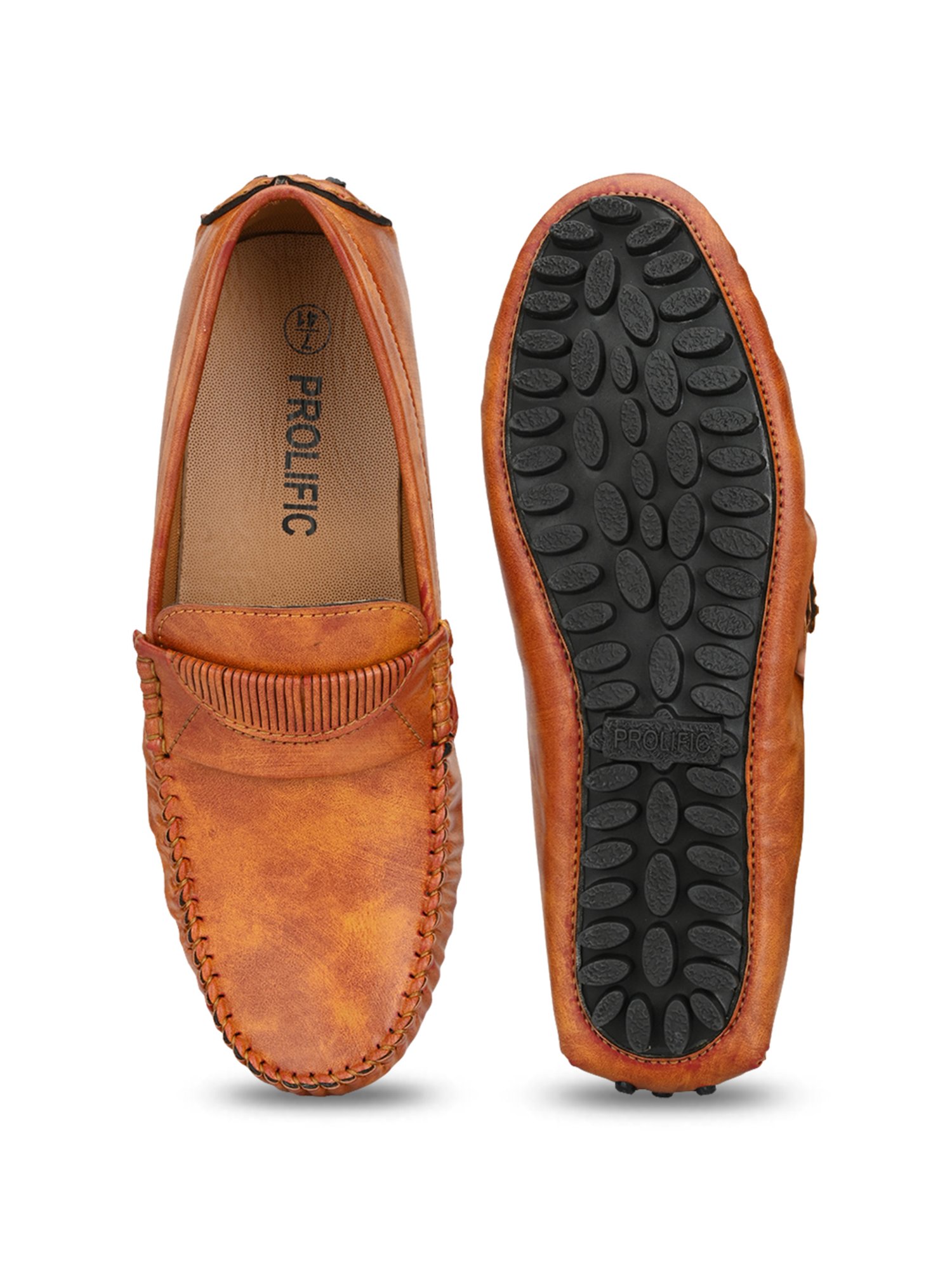 Prolific Men's Tan Casual Loafers