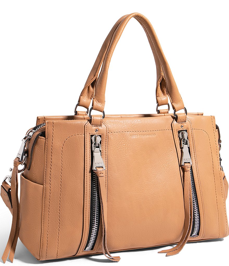 Aimee Kestenberg Zip Me Up Triple Entry Satchel Bag