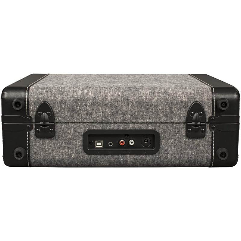 CR6019DSMK Executive Vintage Bluetooth 3Speed Portable Suitcase Turntable with USB