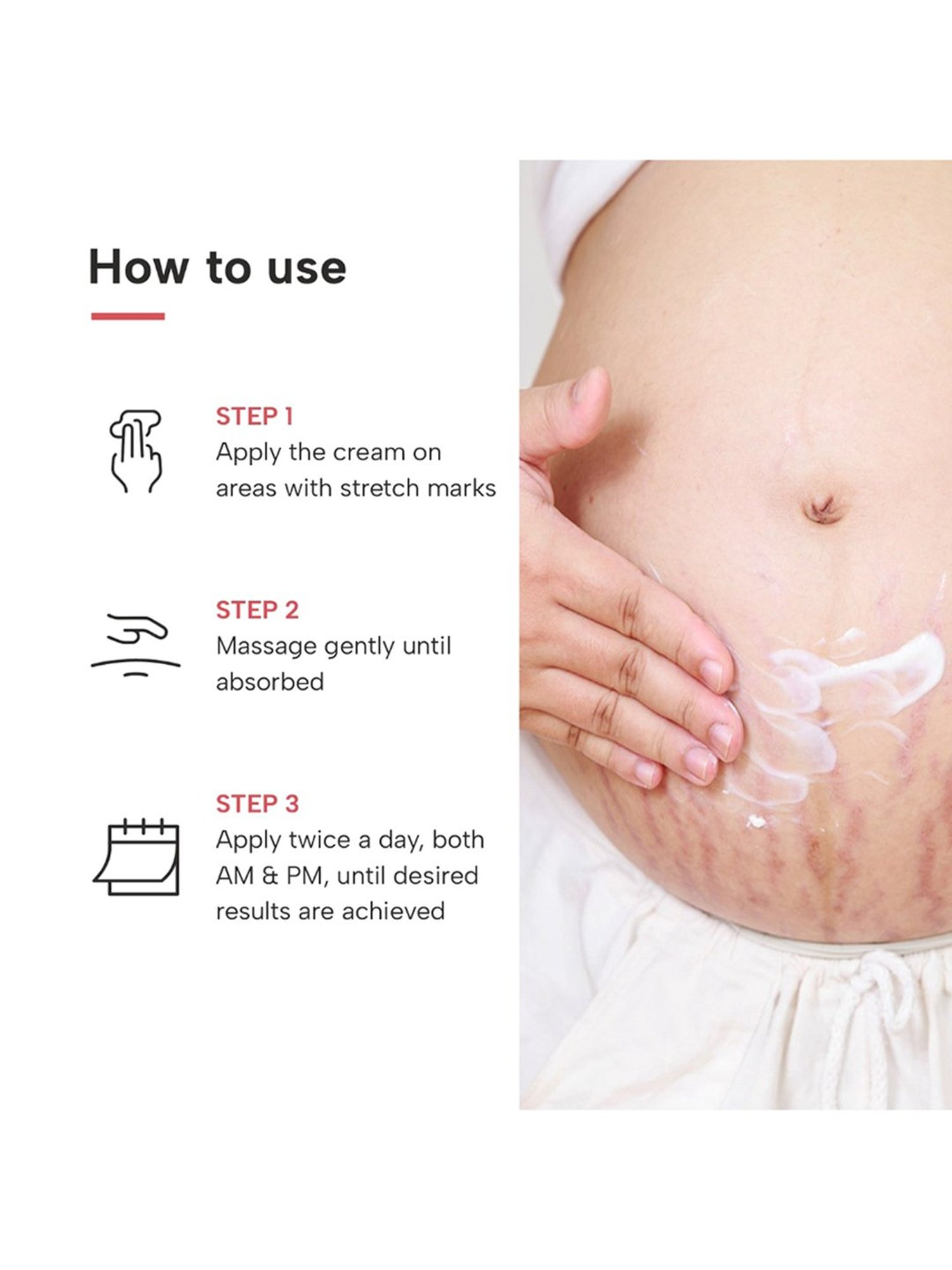 DERMATOUCH Bye Bye Stretch Mark Cream - 125 gm