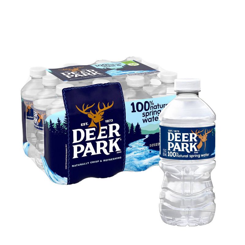 Deer Park Brand 100% Natural Spring Water - 12pk/12 fl oz Bottles