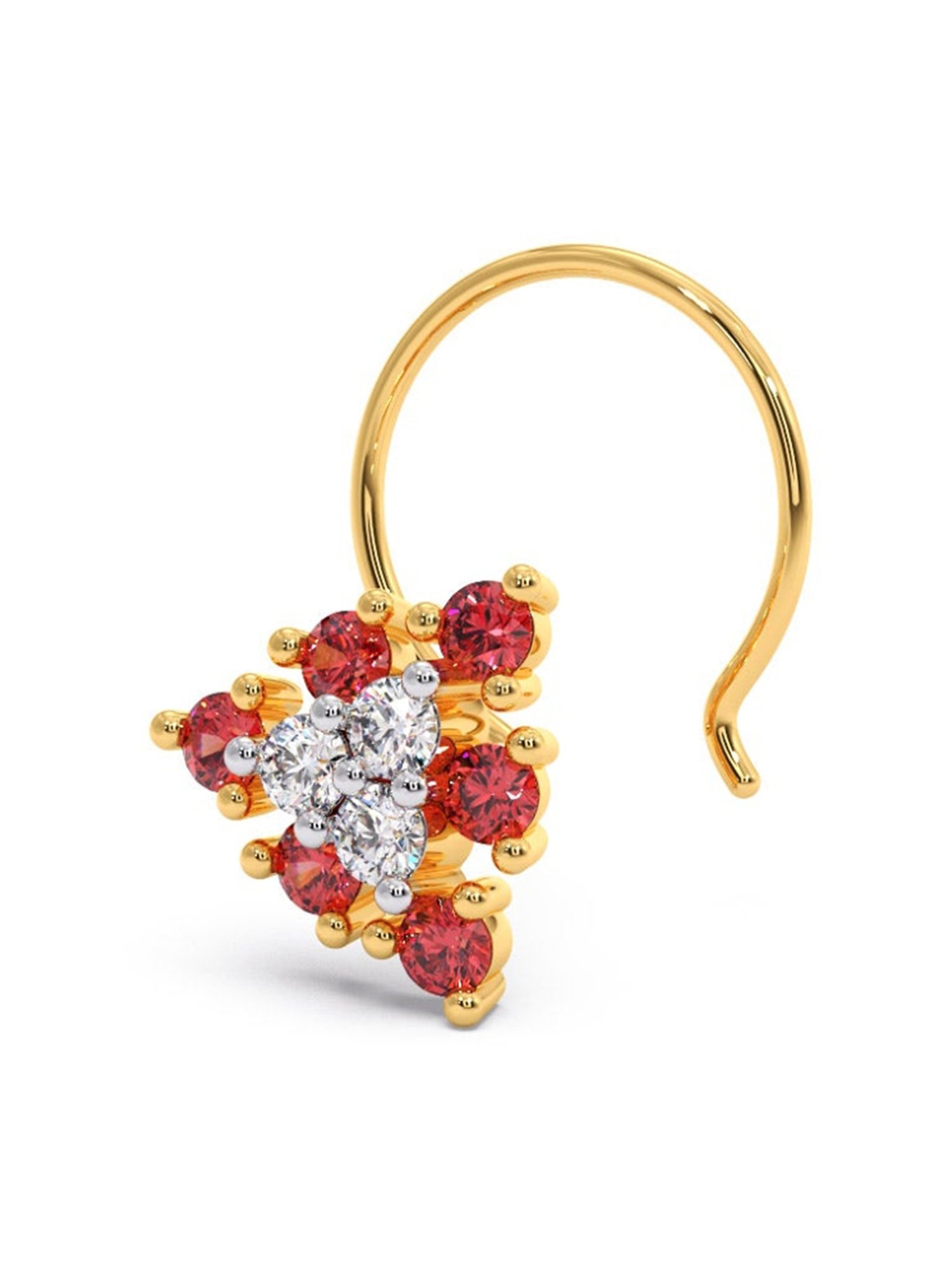 Joyalukkas 18k Gold & Diamond Nosepin