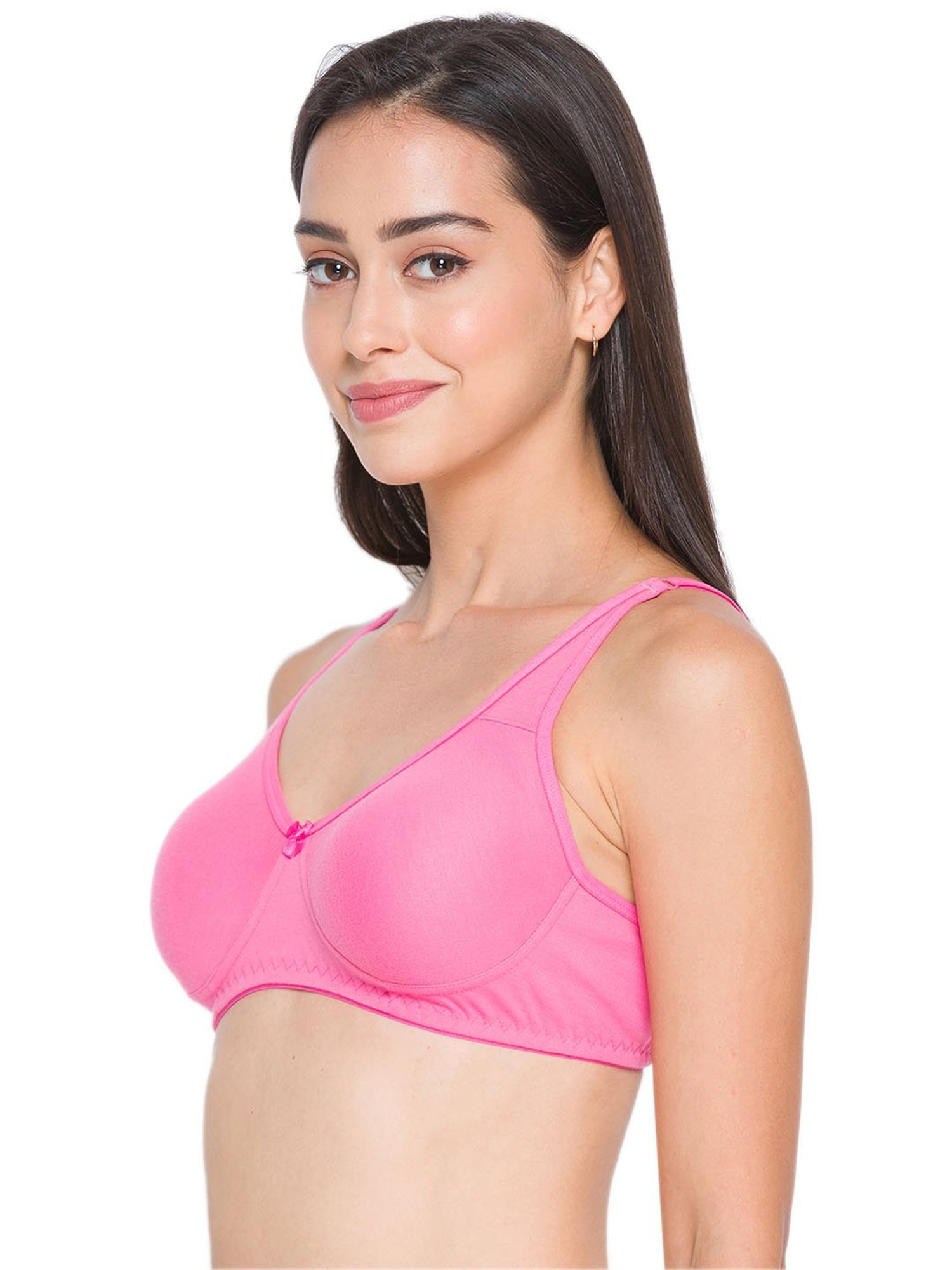 Candyskin Pink Non Wired Non Padded Everyday Bra