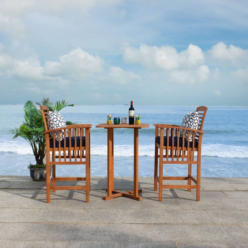 3pc Ludwig Folding Bistro Set - Royal Garden
