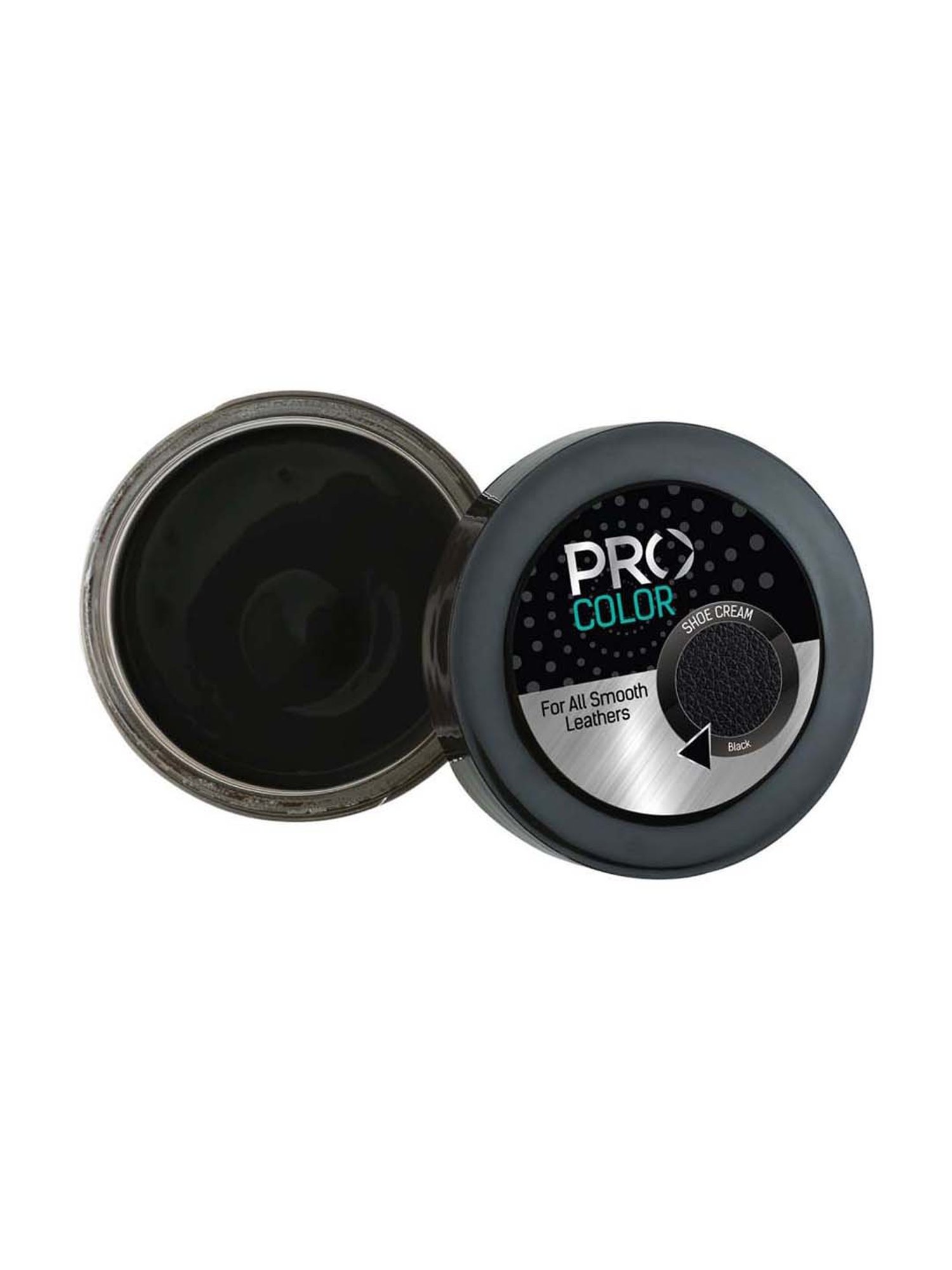 Pro Black Shoe Cream for Smooth Leather Shoes (50ml)