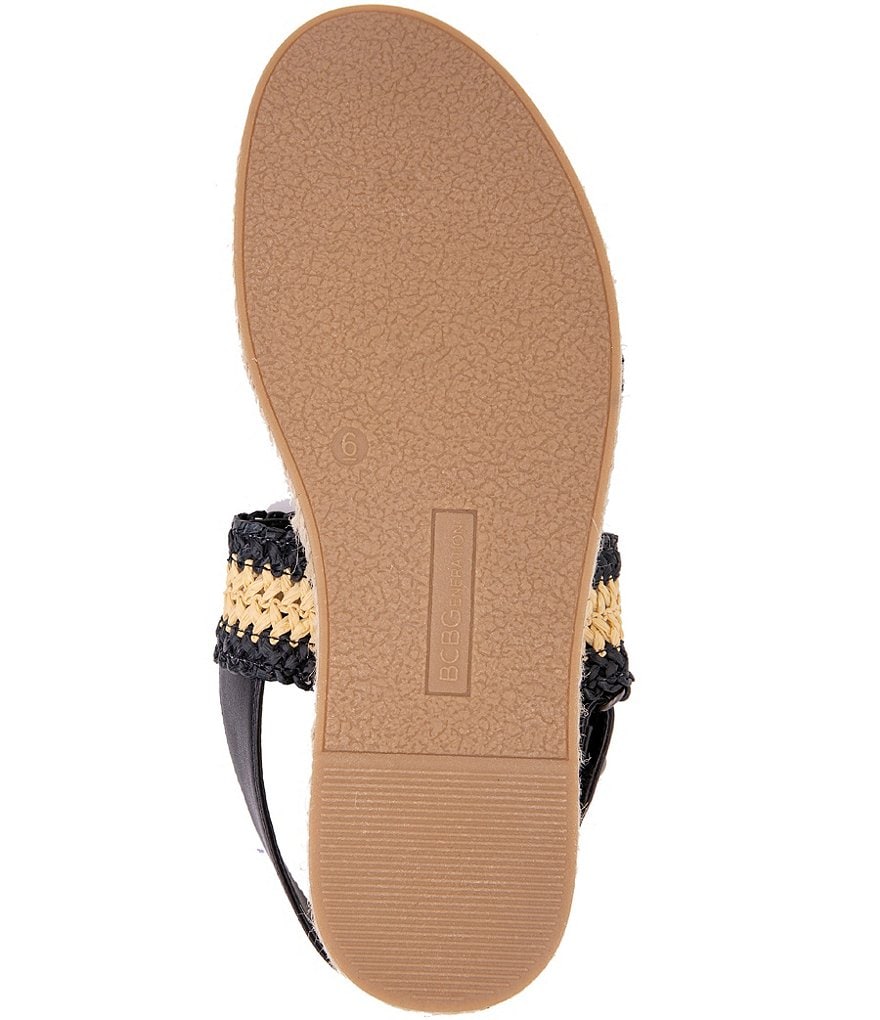 BCBGeneration Fantasa Woven Fabric Platform Espadrilles