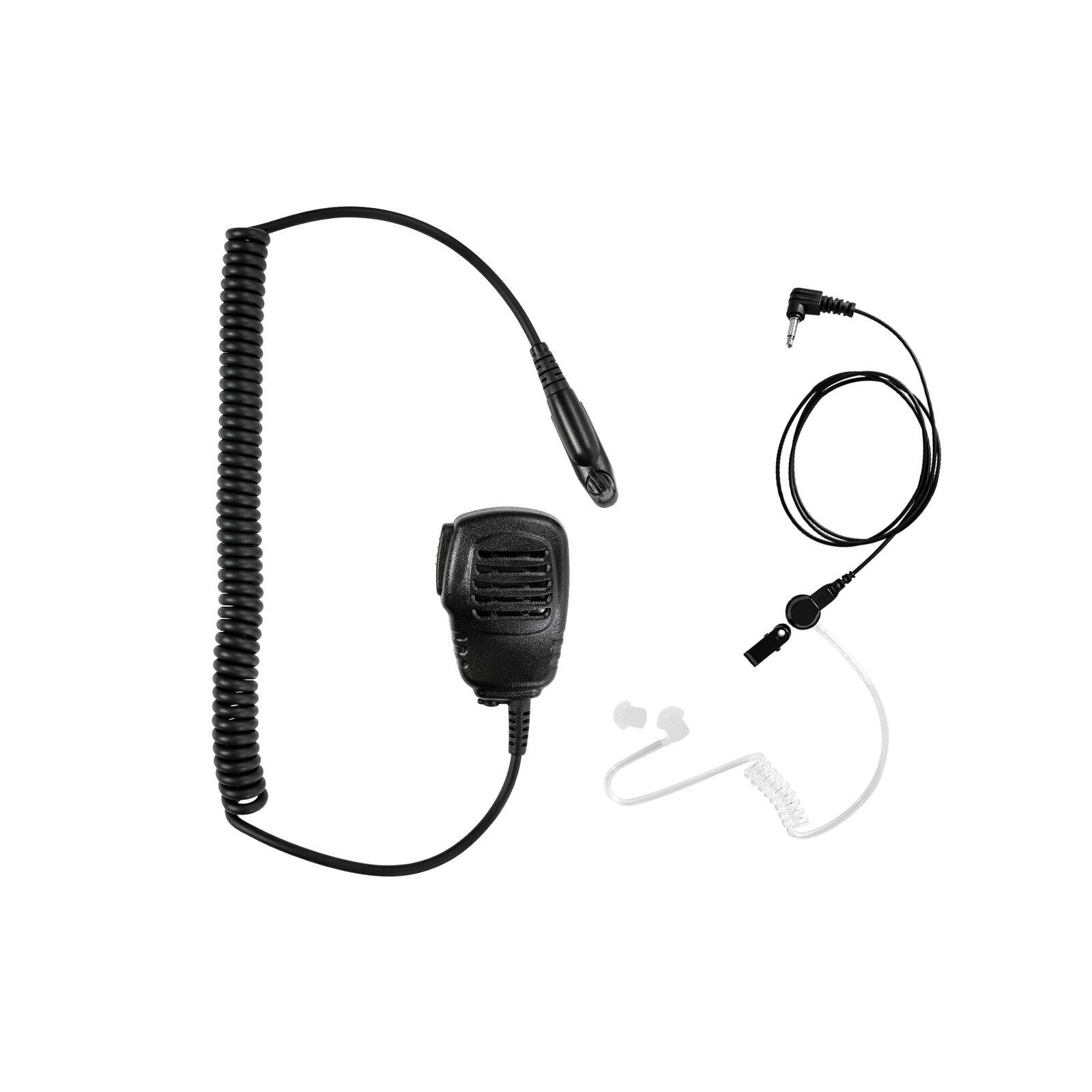 Listen only Earpiece with Speaker Mic for Relm RPV3000 RPV3600 RPU3000