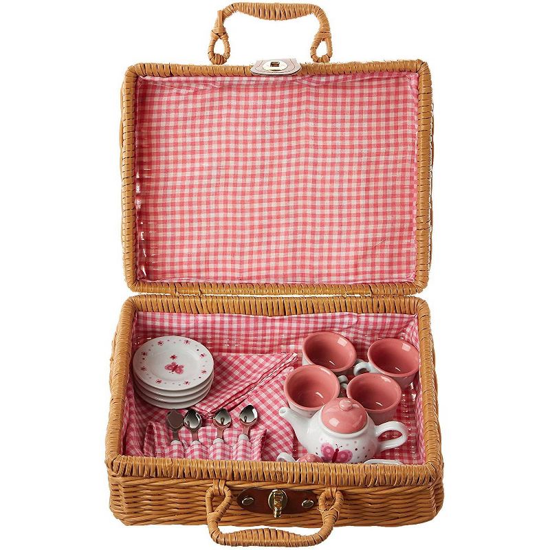 Schylling Butterfly Tea Set Basket