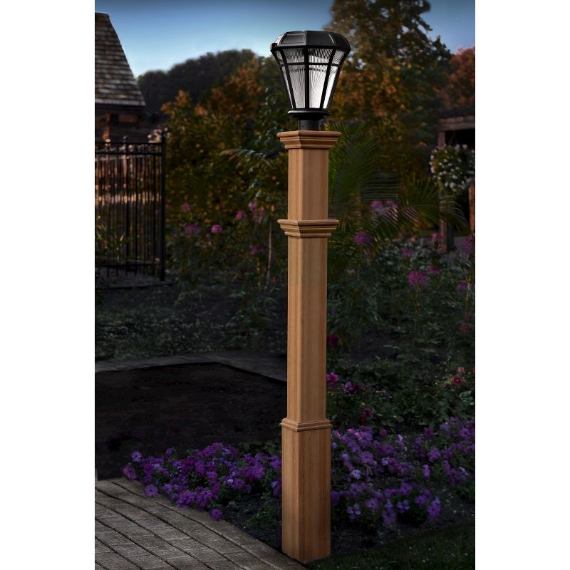 1 Light Outdoor Post Mount Black - Aurora Lighting
