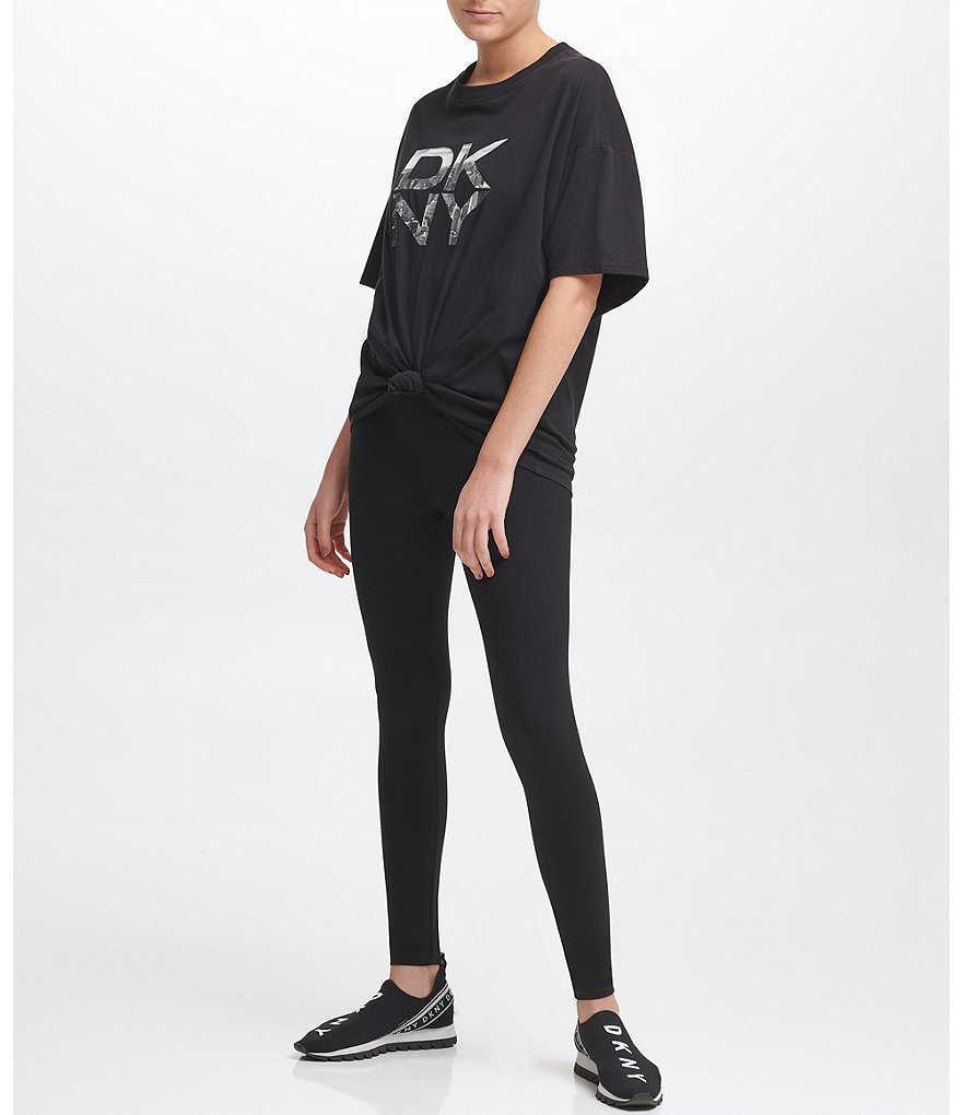 Karen Kane Short Sleeve Tie-Dye Hoodie