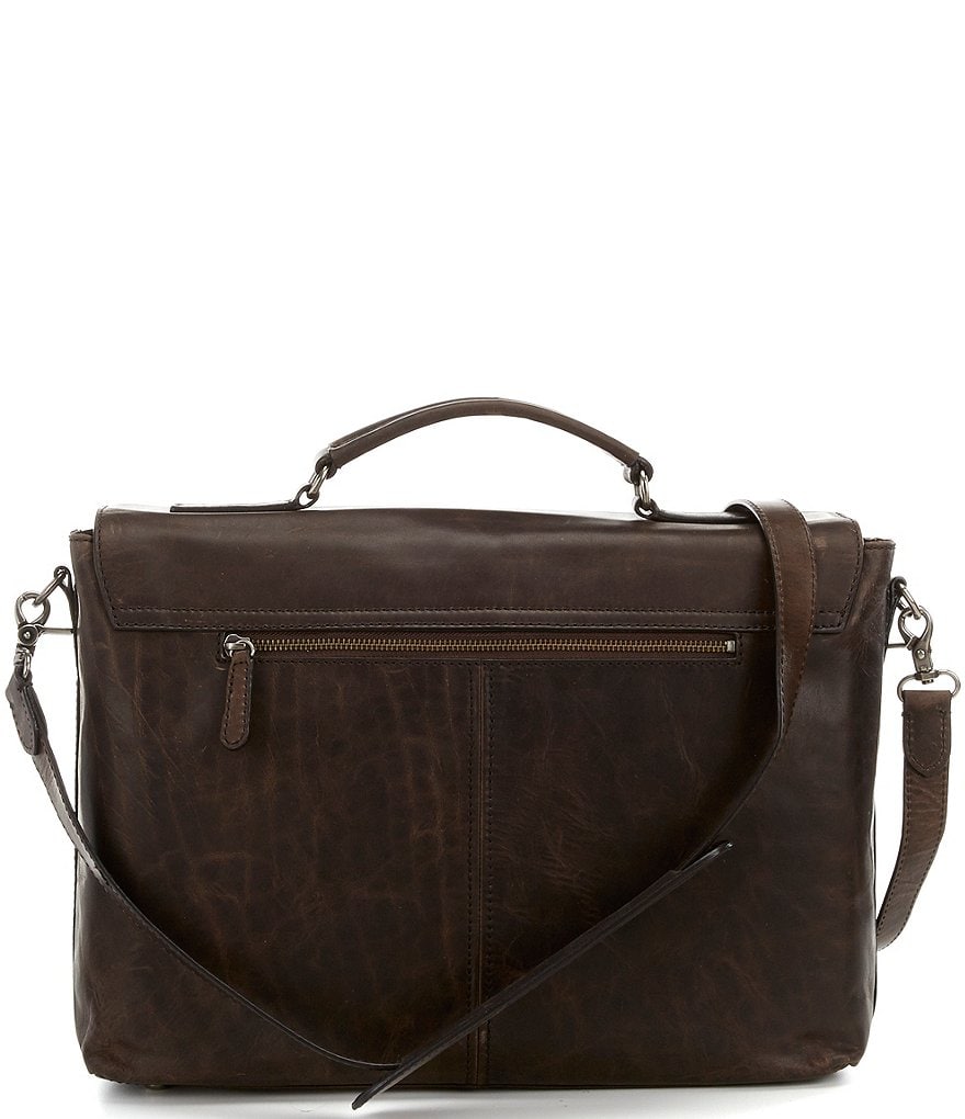 Frye Logan Top Handle Leather Briefcase