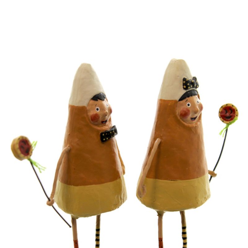 Lori Mitchell 5.75" Corny & Candy Halloween St/2 Candy Corn  -  Decorative Figurines