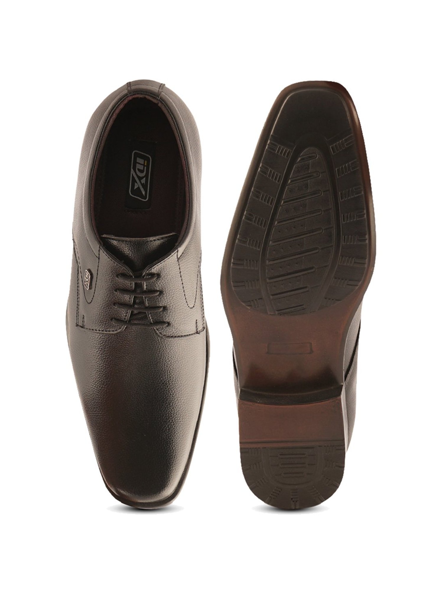 ID Men's Black Derby Shoes