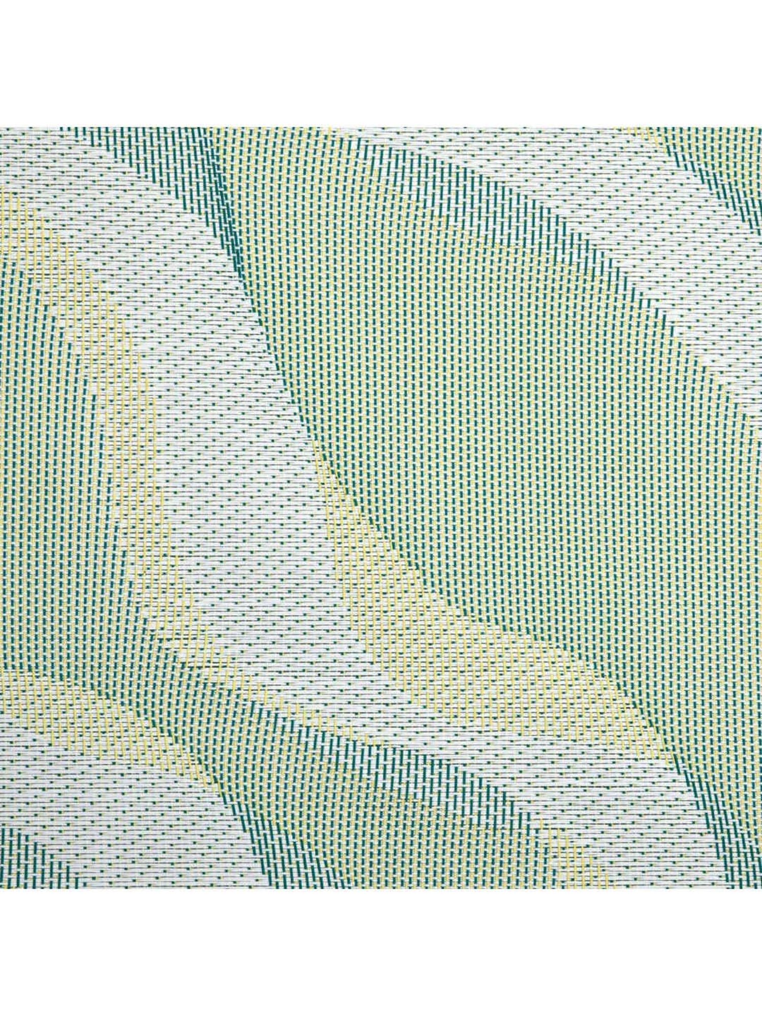 @home Green Pvc Abstract Design Table Placemat - Set of 6