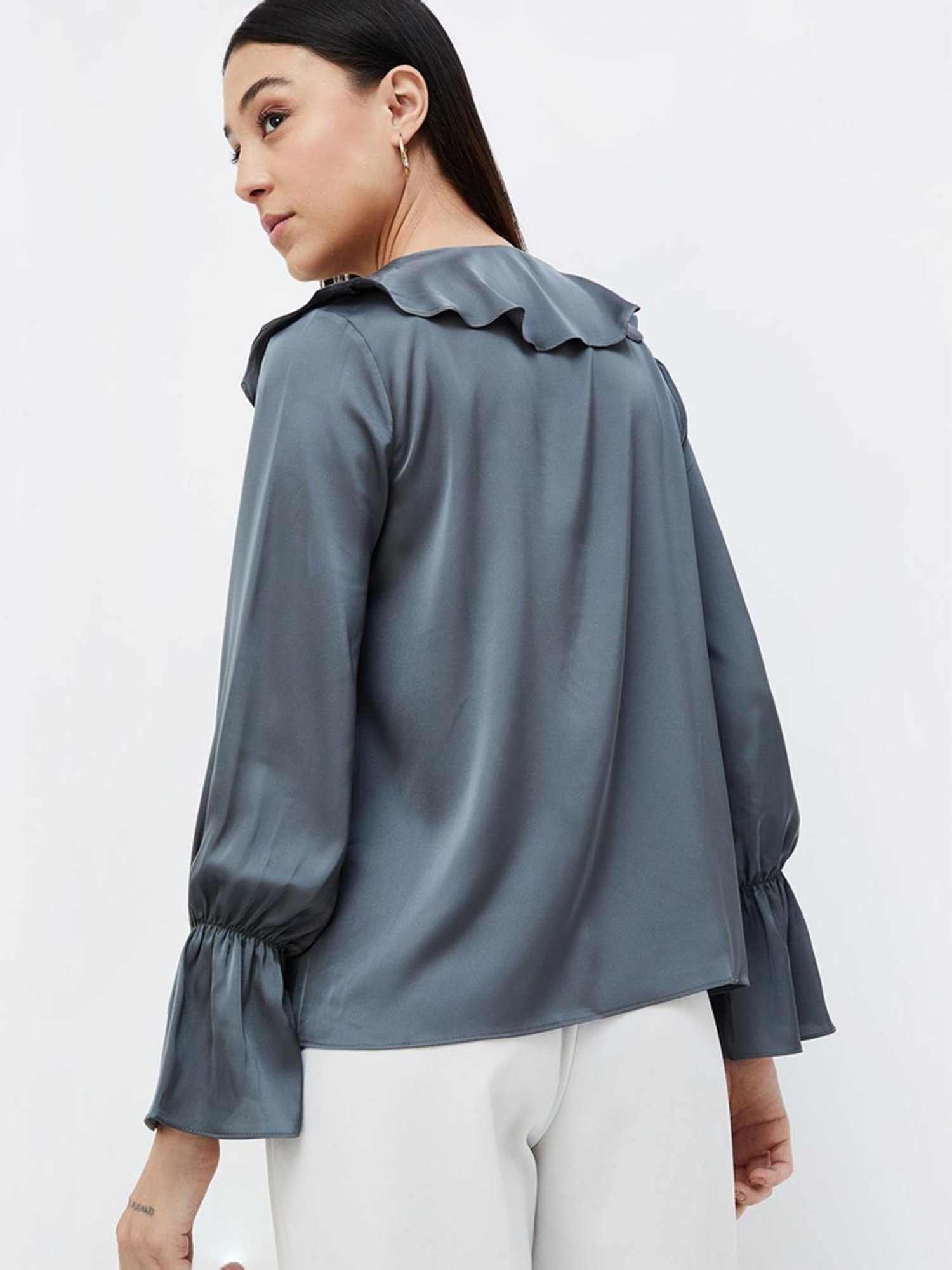 Code by Lifestyle Grey Regular Fit Top