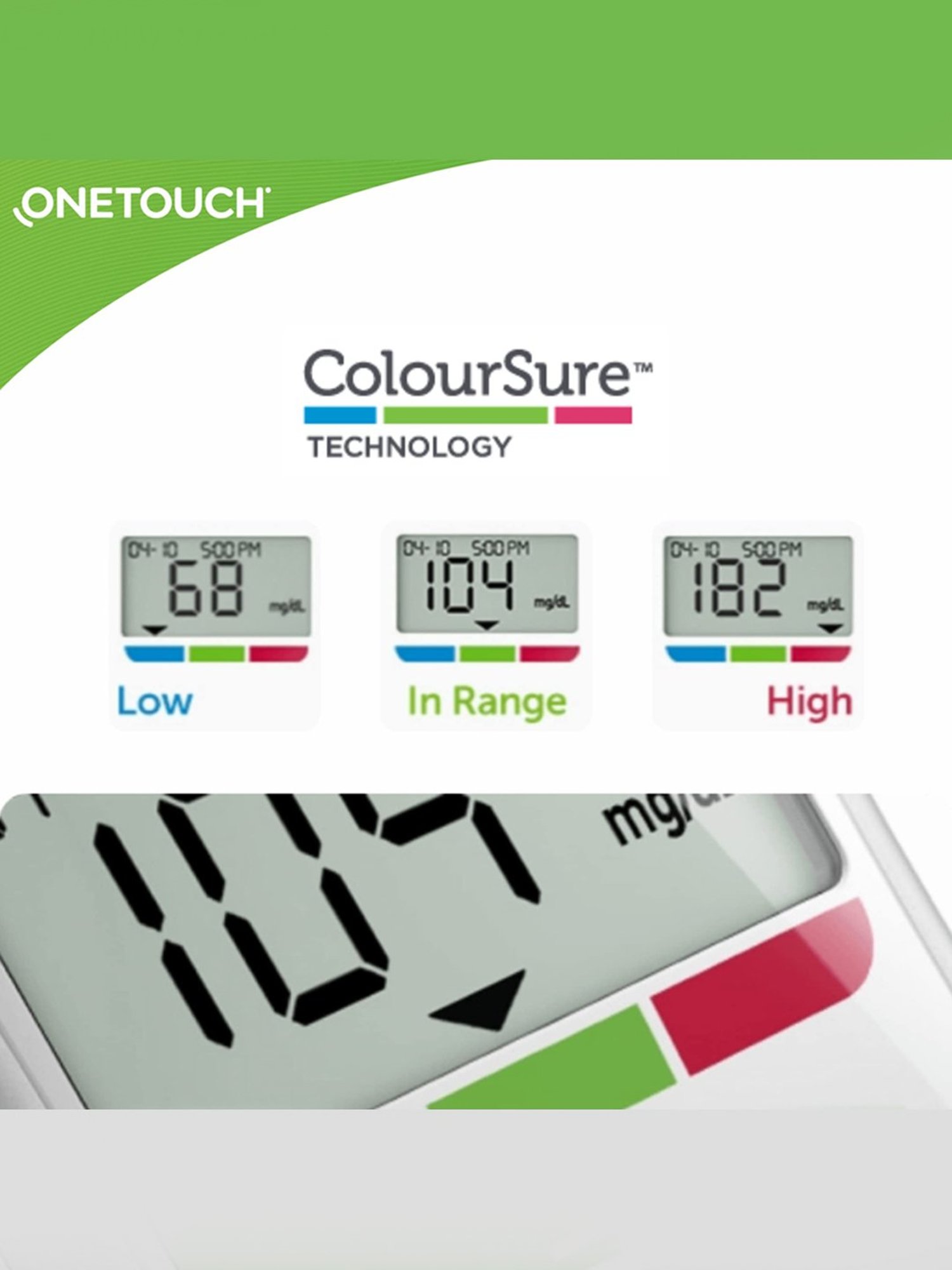OneTouch Verio Test Strips |2 Packs of 50 Strips each (total 100 Strips)
