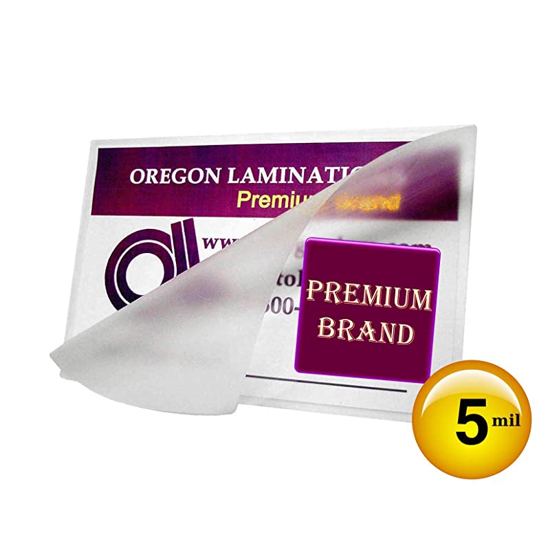 500 File Card Laminating Pouches 35 x 55 Hot 5 Mil Laminator Sleeves