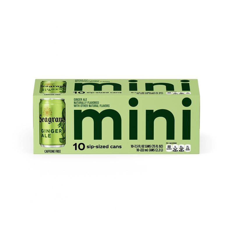 Seagrams Ginger Ale - 10pk/7.5 fl oz Mini-Cans