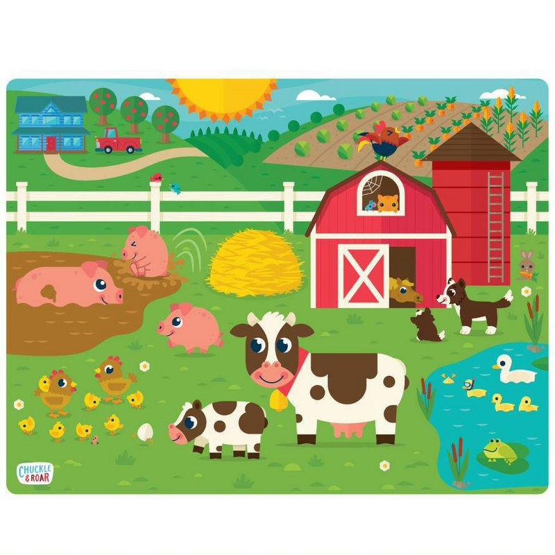 Chuckle & Roar Tray Puzzles - 4pk