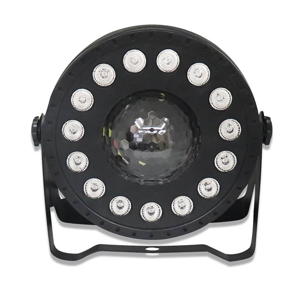 30W RGB Stage Light 15 LED Par Lamp Remote Sound Control for Club DJ Party Disco Wedding Christmas AC90-240V