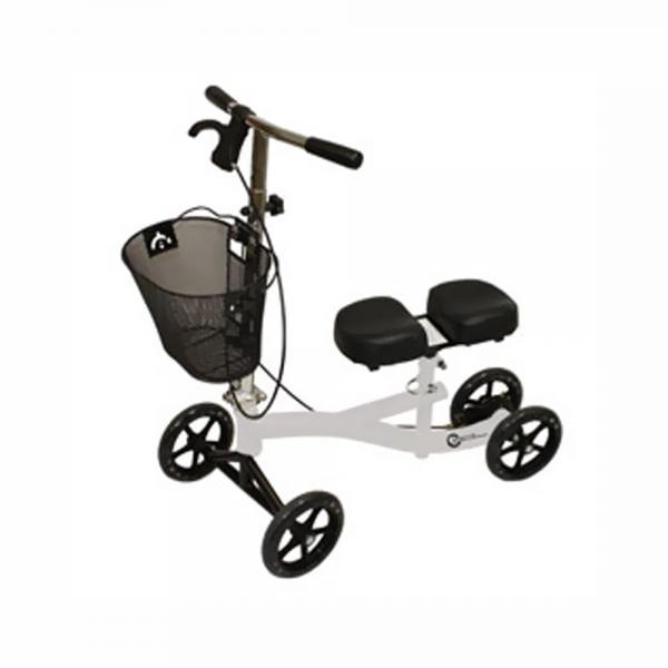 White Roscoe Mobility Steering Knee Scooter Leg Walker