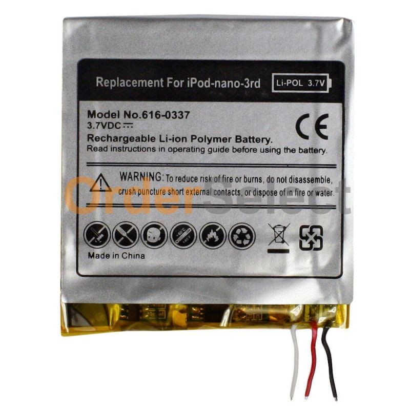 Fenzer Replacement Battery for Apple iPod Nano 3 3G 3rd Generation + Tool Kit