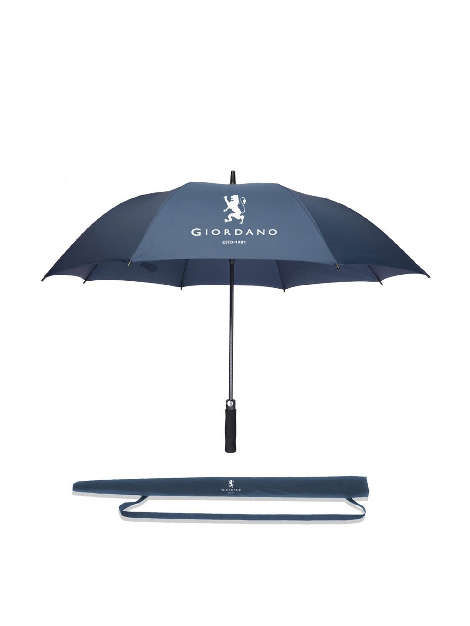 Giordano Automatic UV Protection Navy Blue Umbrella