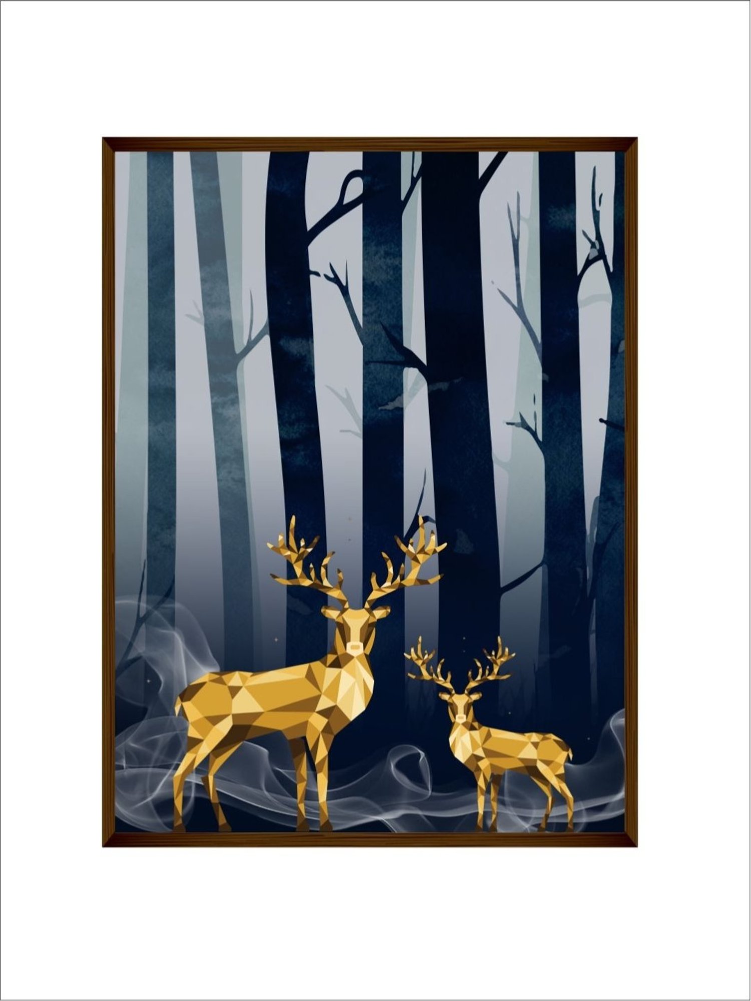 The Art House Abstract Multicolor Canvas Painting