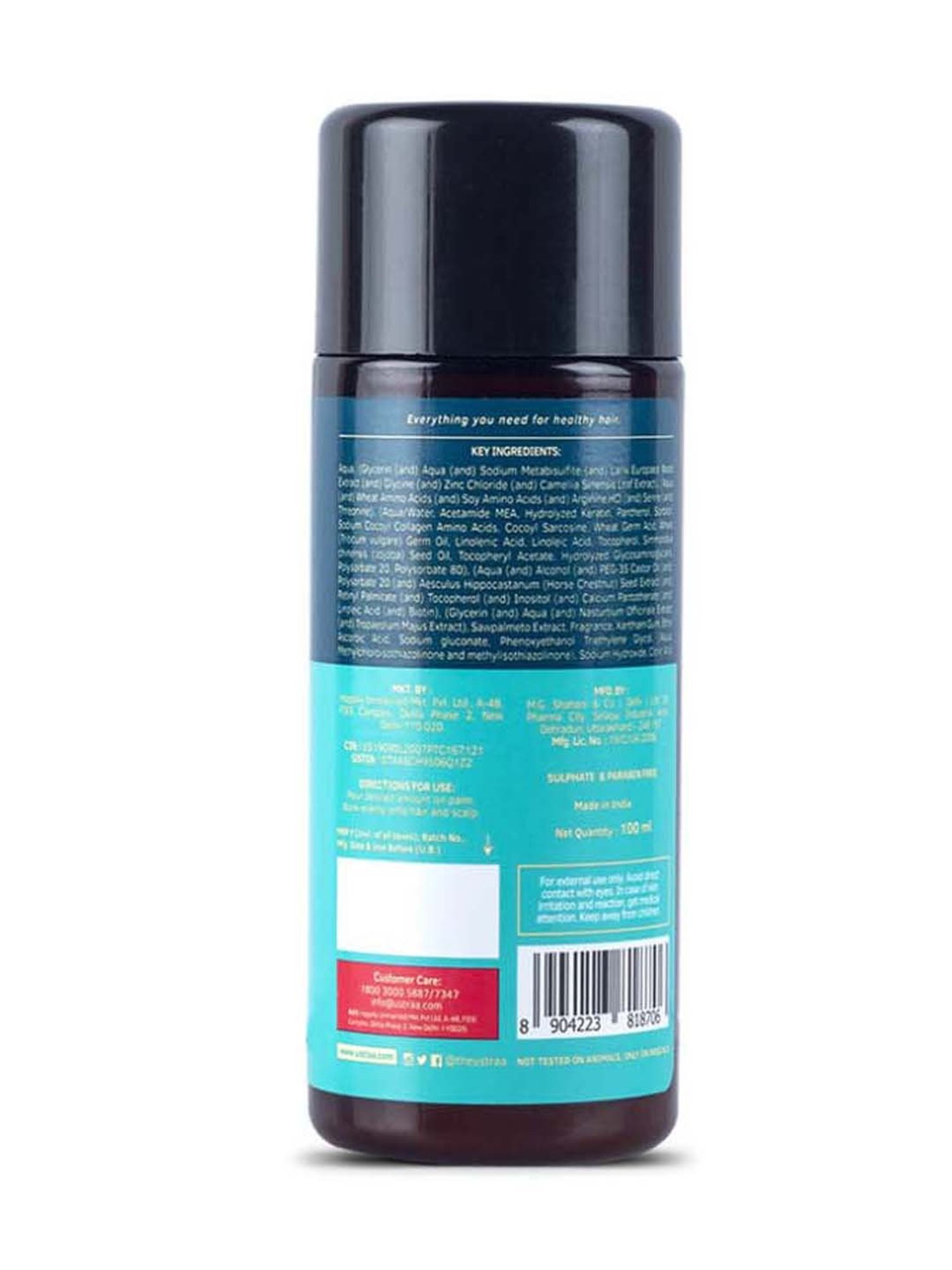 Ustraa Anti Dandruff Hair Serum - 200 ml & Hair Growth Vitalizer - 100 ml