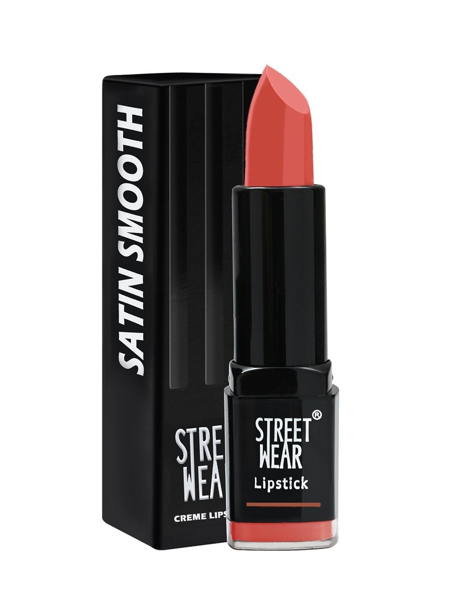 Street Wear Satin Smooth Lipstick Frosted Peach - 4.2 gm