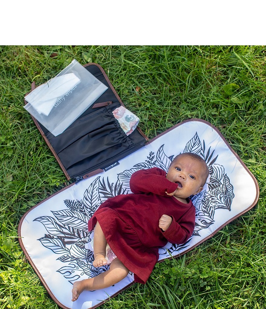 Dockatot Luxe Diaper Changer Camo Print Canvas Clutch