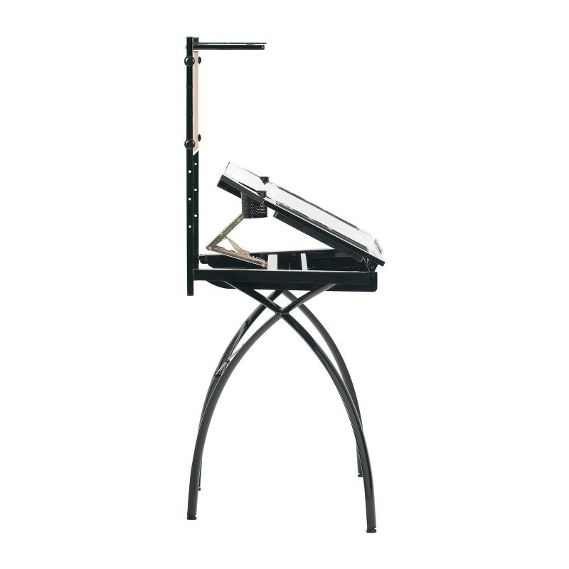 Futura Tower - Black/Clear Glass