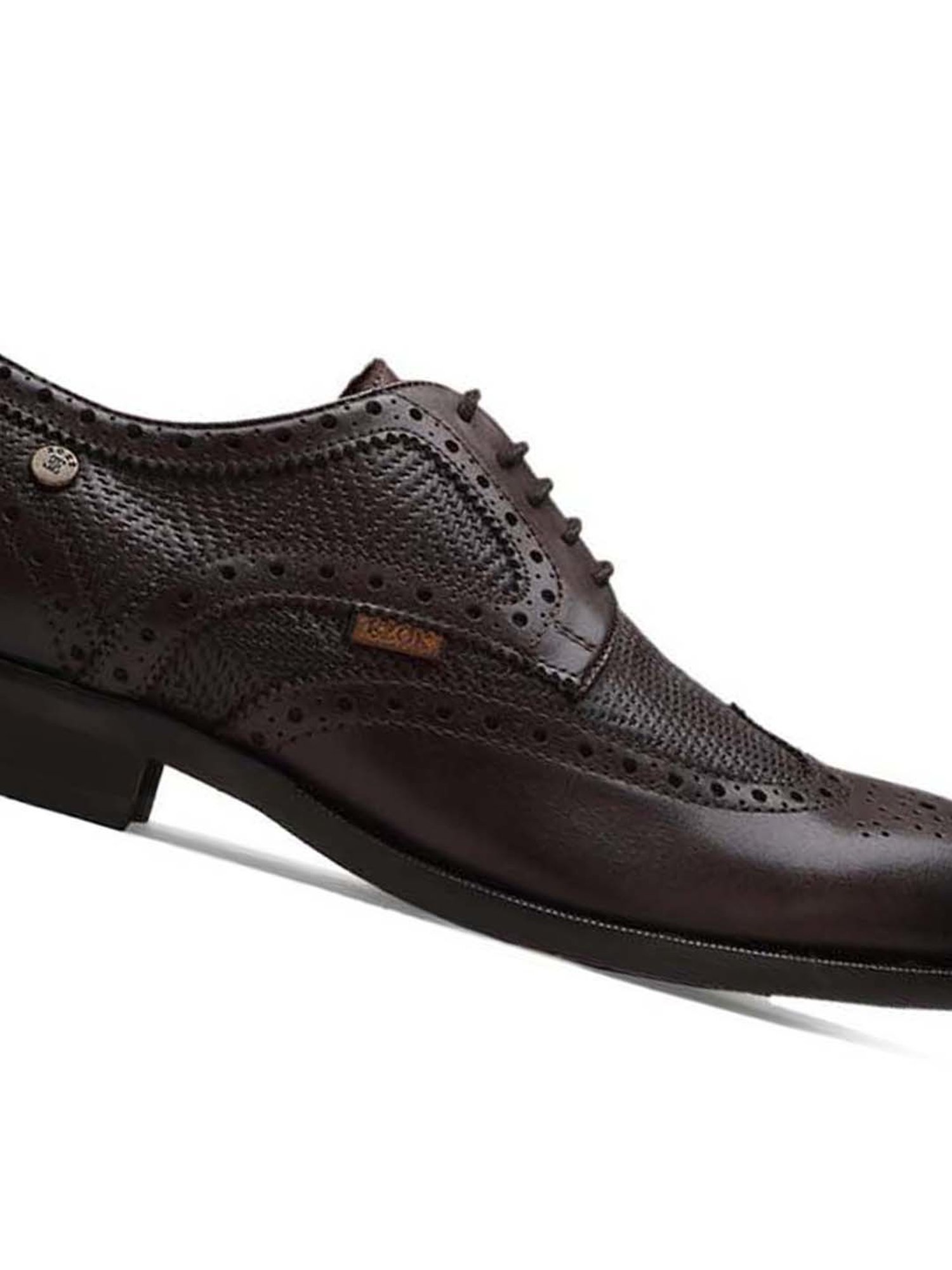EZOK Men's Brown Brogue Shoes