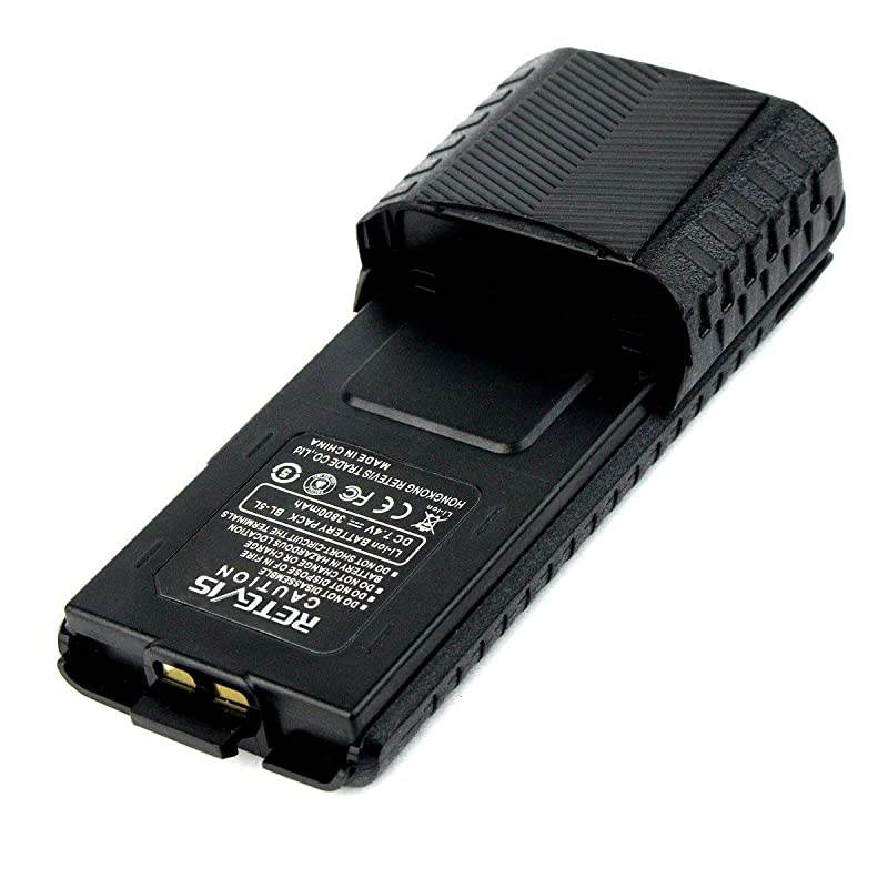 BL-5L Walkie Talkie Battery 3800mAh for Baofeng UV-5R BF-8HP UV-5RX3 UV-5RTP UV-5X3  RT-5RV TYT Two Way Radios Replacement Rechargeable Battery (1 Pack)