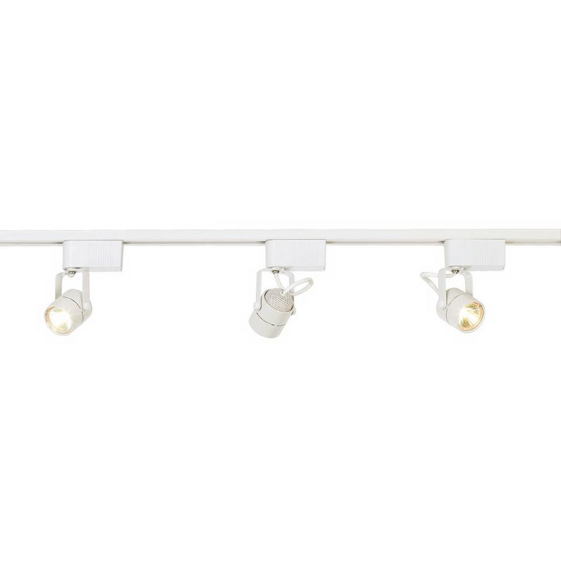 Pro Track&reg; White Finish 150 Watt 3-Light Linear Track Kit