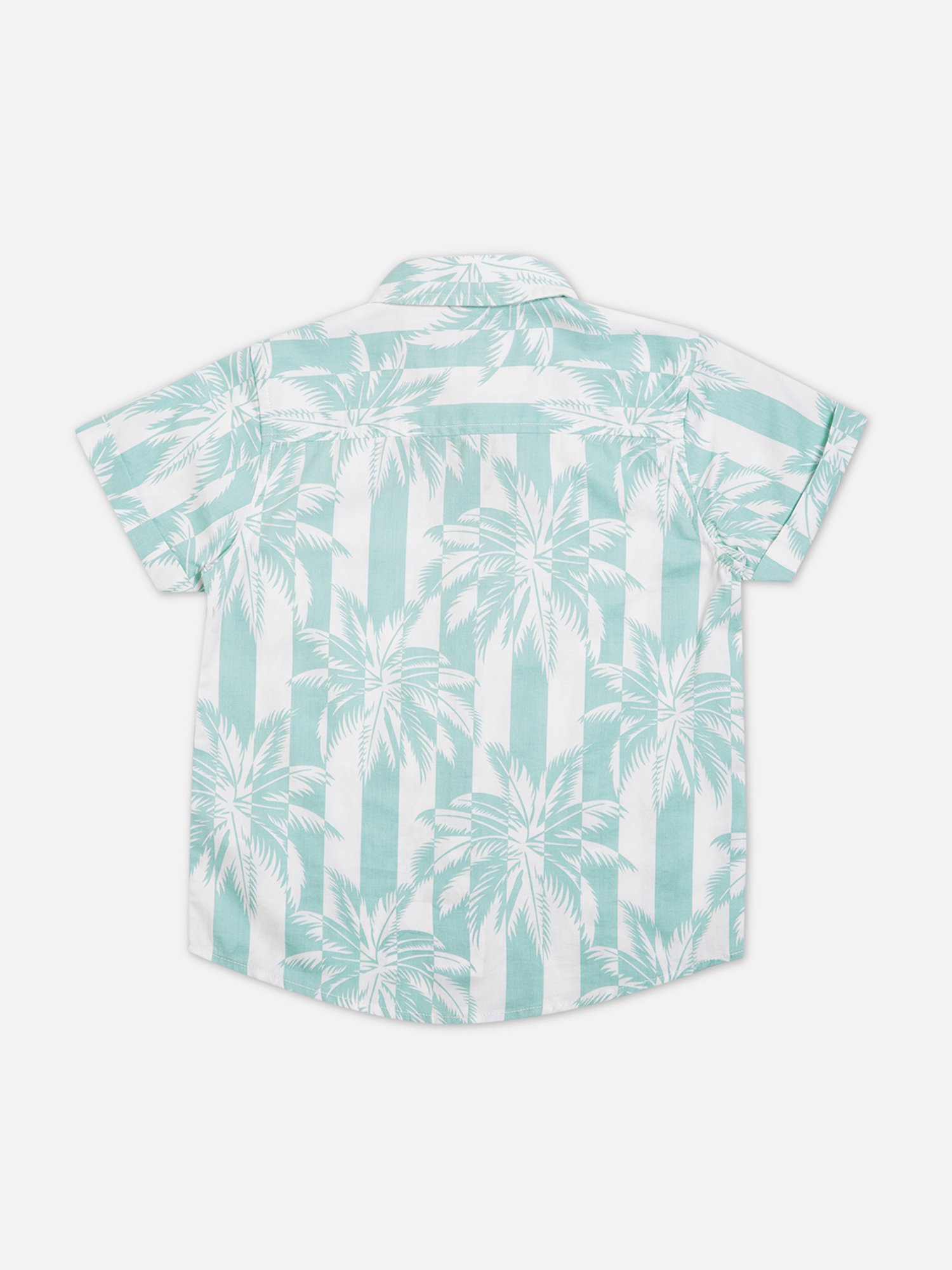 Pepe Jeans Kids Sky Blue Printed Shirt