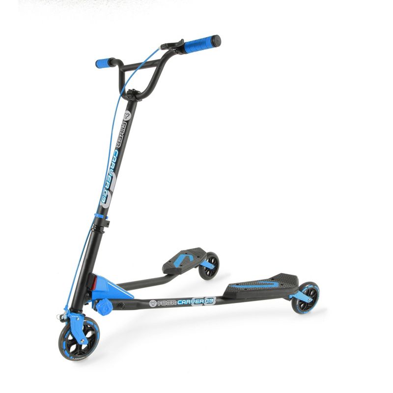 Y-Volution Y-Fliker C3 Carver Scooter - Blue