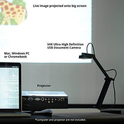 IPEVO V4K Ultra High Definition USB Document Camera '...'
