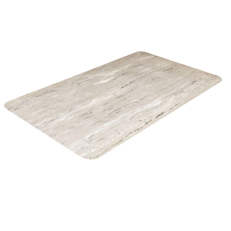 3'x5' Rectangle Solid Floor Mat Gray - Crown