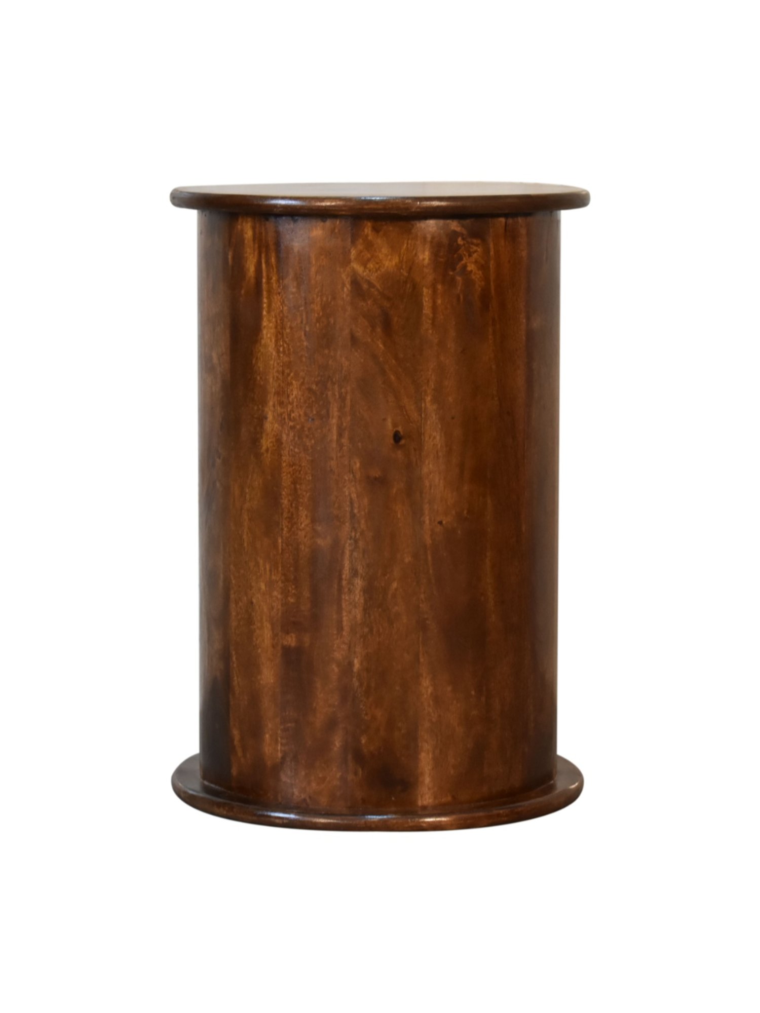 Fabindia Brown Sheesham Wood Textured Cabinet