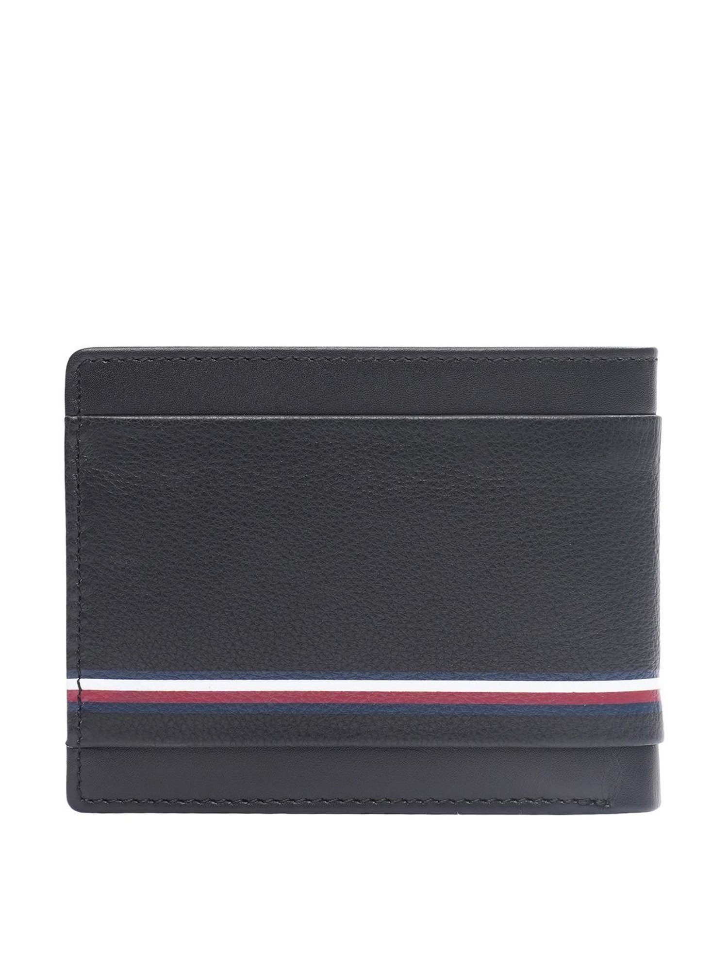 THE HOLISTIK Revival Black & Maroon Casual Leather Bi-Fold Wallet for Men