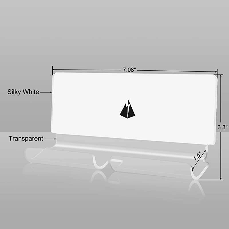 Adhesive Wall Phone Tablet Holder Mount Stand for Tablet Smartphones eReader Wall Holder Mount Silky White amp Transparent