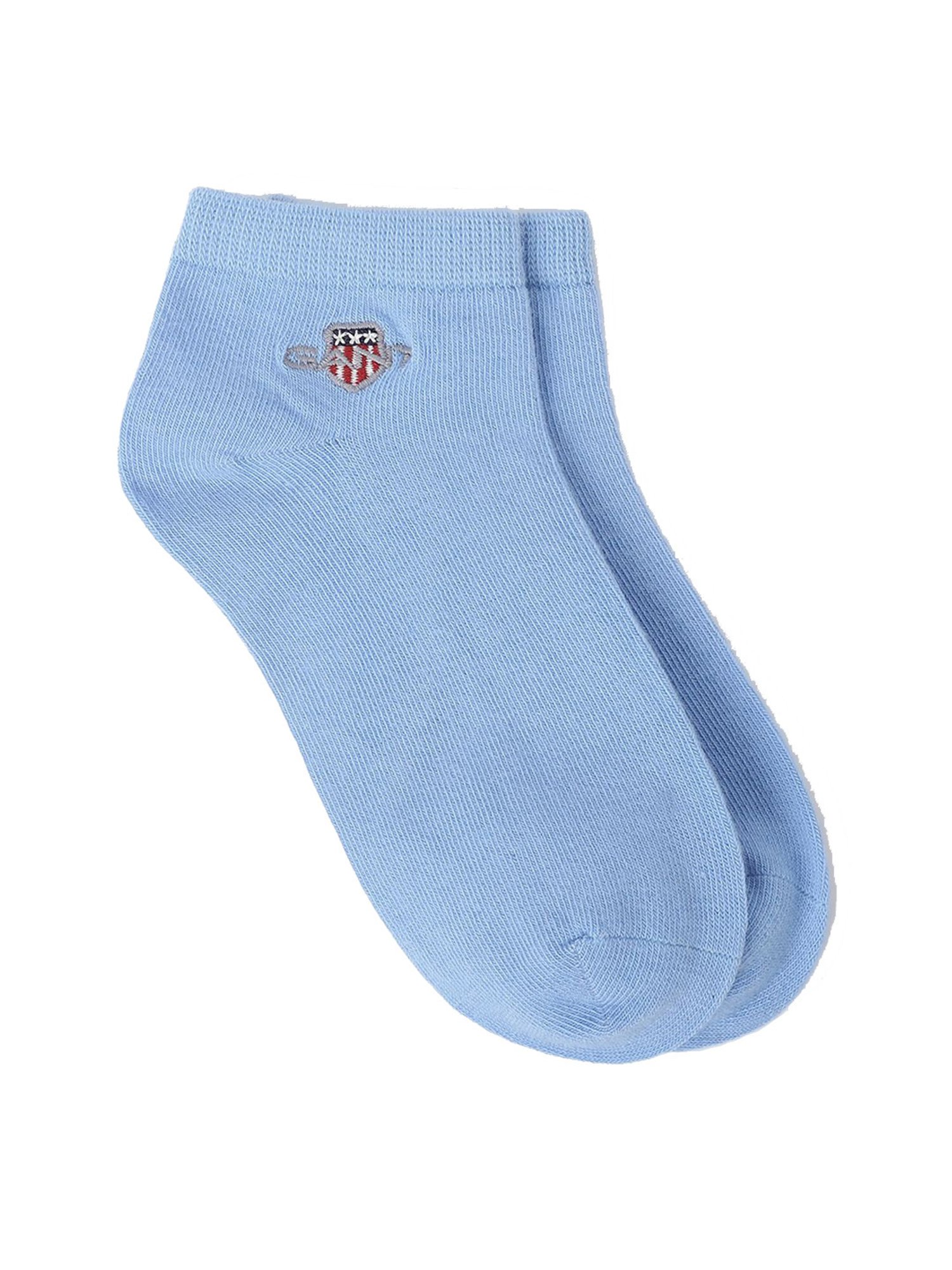 Gant Ankle Length Multicolor Cotton Solid Medium Socks - Pack of 5