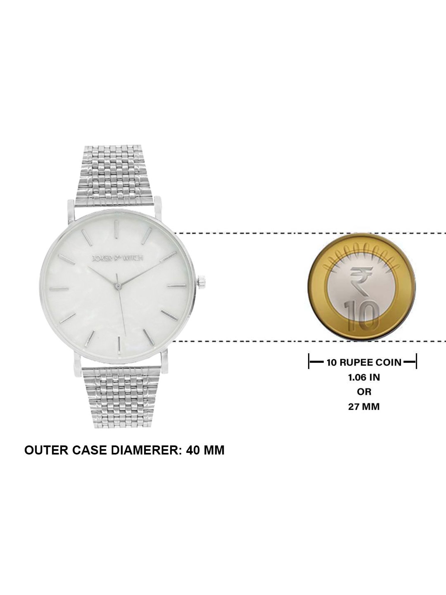 Joker & WItch JWBS418 Analog Watch for Women With Bracelet