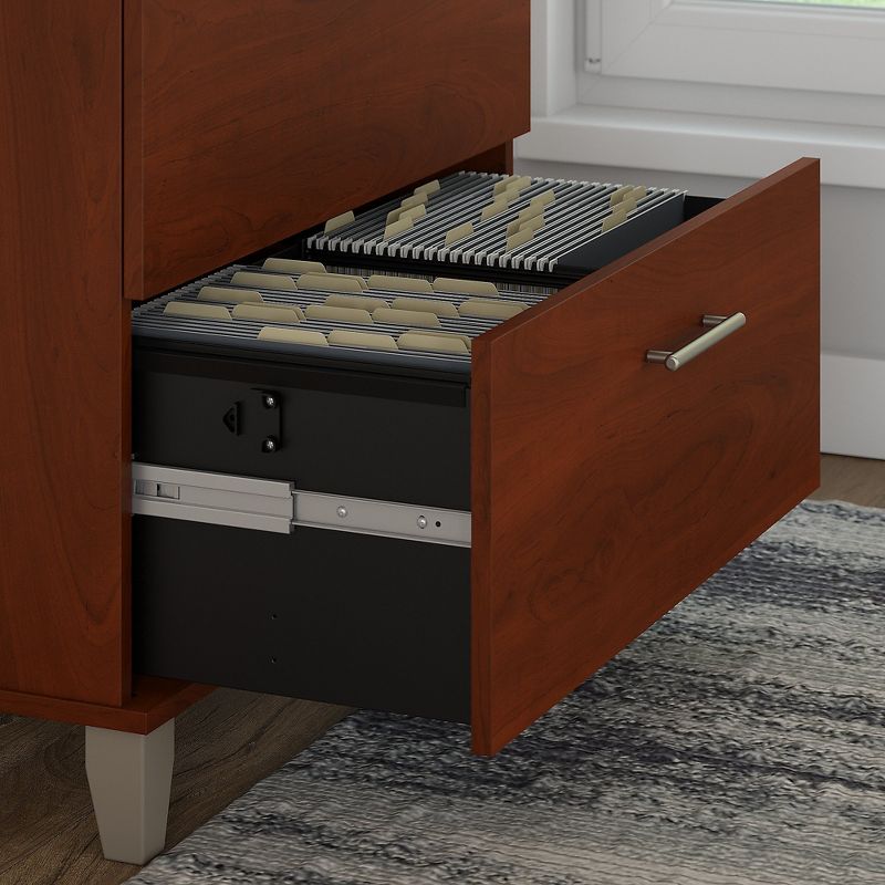 Bush Furniture Somerset Lateral File Cabinet, Hansen Cherry WC81780