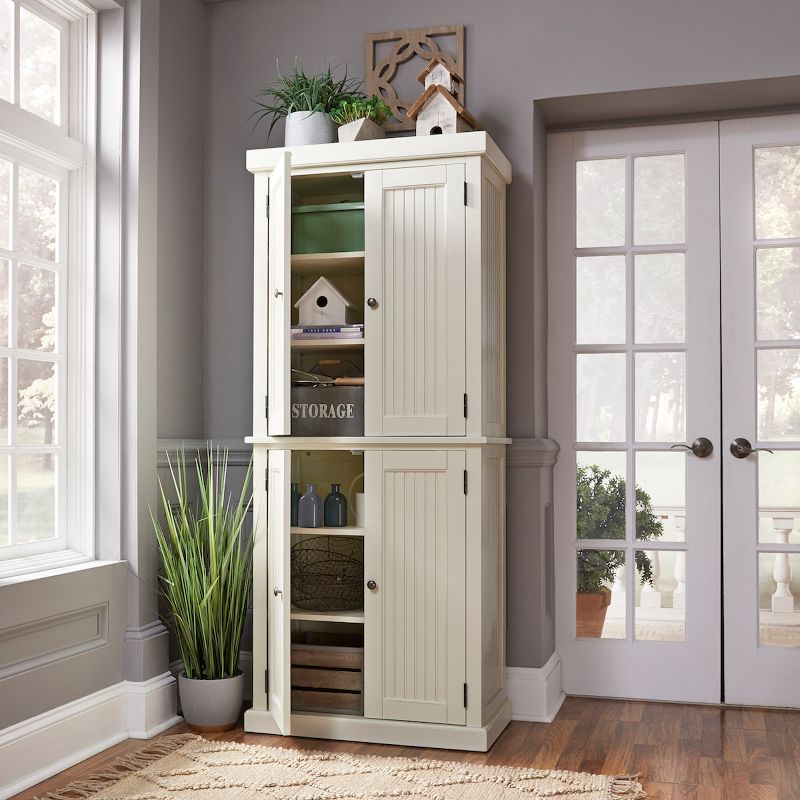 72" Daywood Kitchen Pantry Cabinet White - Room and Joy