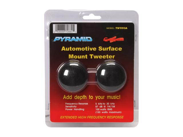 PYRAMID Tweeter 100 Watts Peak Power Surface Mount Tweeter