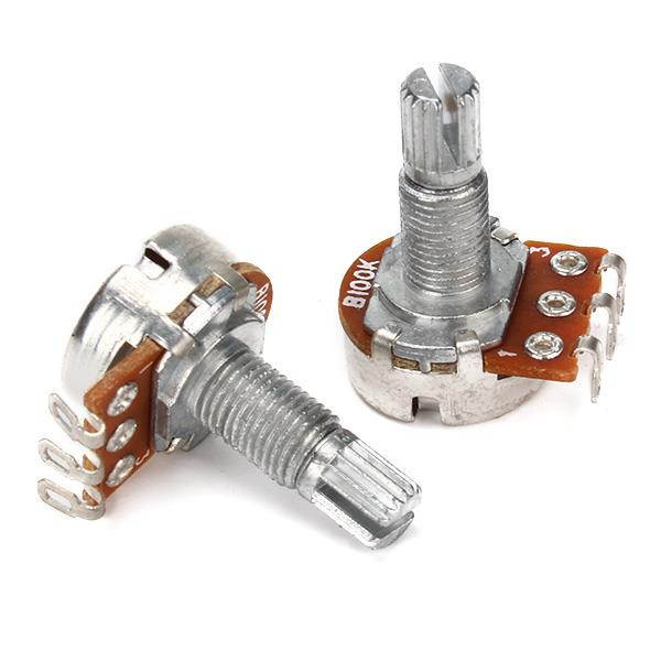 10pcs B100K OHM Audio Tone Guitar Potentiometer 16mm Base Dia/18mm Shaft
