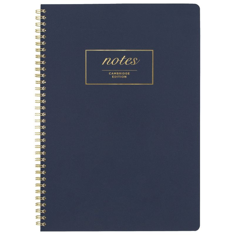 80 sheet 1 Subject Spiral Notebook Work Style Navy - Cambridge